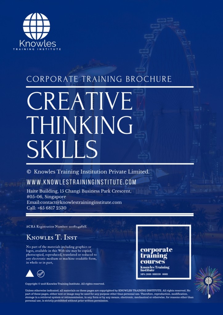 Creative Thinking Skills Course in Denmark Brochure