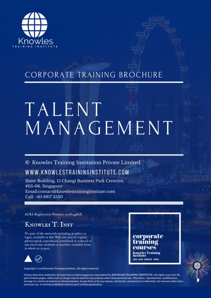 Talent Management Training Course in Denmark Brochure